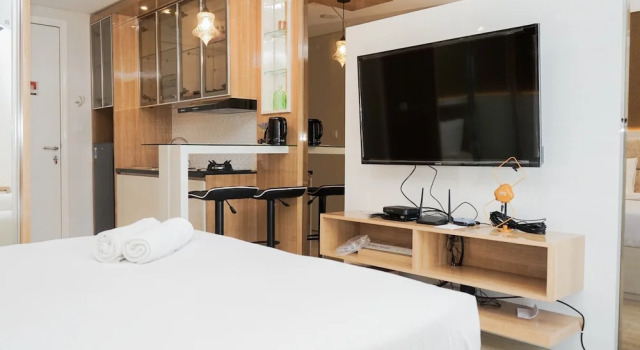 Minimalist and Cozy Studio Apartment at Tuscany Residences
