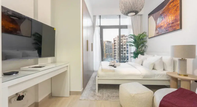 Студия A Spectacular Studio in Azizi Riviera 1