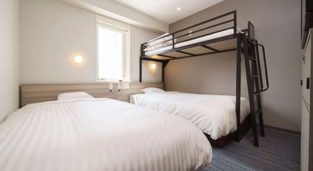 Трёхместный номер Standard Super Hotel Yokohama Kannai