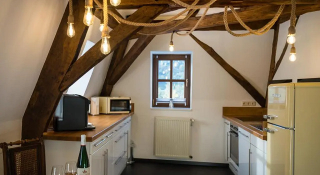 Апартаменты Rißbacher Hof Mansarde Anno 1737 (Adults Only)