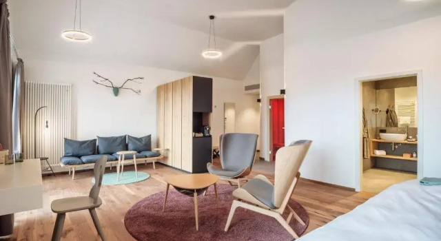 Люкс Deluxe Romantik Hotel Hirschen