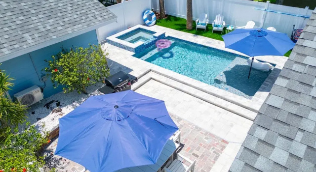 Коттедж NEW Beach Envy 4BR Pool Spa Steps From Sand
