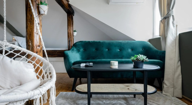* The Sky-View Studio * in Cozy Boho Style, Book Hotel Sofia 