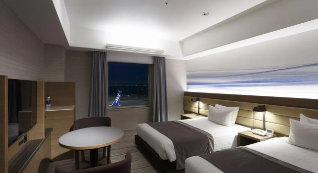 Двухместный номер Deluxe Runway View Haneda Excel Hotel Tokyu Haneda Airport Terminal 2