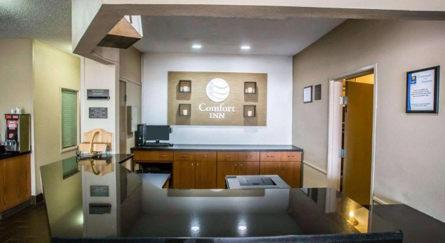 Кровать в общем номере Comfort Inn Morris I-80