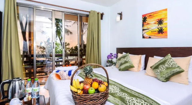 Двухместный номер Deluxe с балконом и с видом на море Salt Beach Hotel