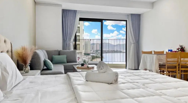 Студия с видом на море De Lora GoldCoast & Center Apartment