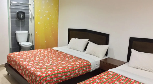 Четырёхместный семейный номер Standard All Star Hotel Melaka
