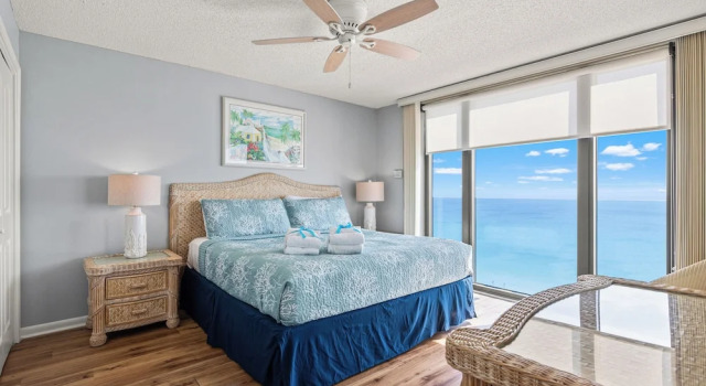 Lets Do Sunset: Gulf-front 3BR Condo, Sleeps 8, Book Lejlighed Lower Grand Lagoon USA