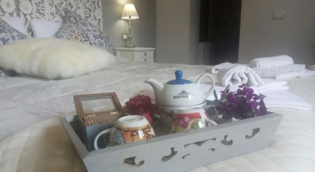 Двухместный номер Deluxe c 1 комнатой с видом на бассейн B&B Villa del Sole Relais