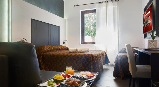 Трёхместный номер Standard с видом на сад Hotel La Battigia