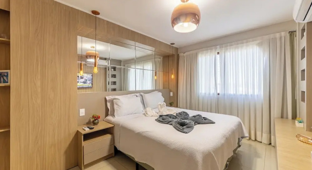 Апартаменты с балконом Cond. Barra Bali | Frente ao Mar | Destino BSM 108