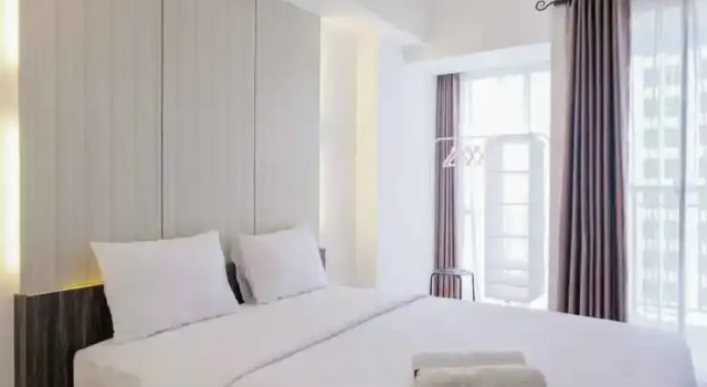 Nice and Fully Parquette City View Studio Apartment @ M-Town Residence By Travelio, Prenota Appartamento Appartamenti a Tangerang, Appartamento