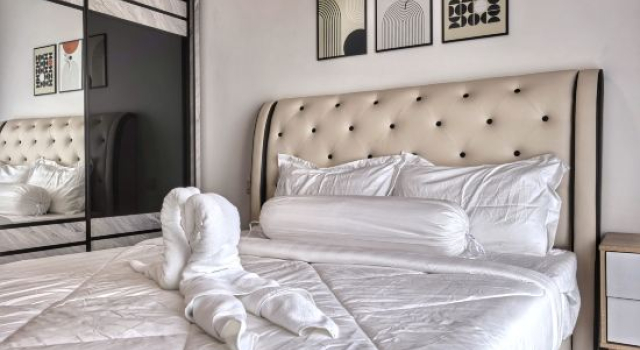 Люкс A323402 R&F Princess Cove 3BR, Sea View, Bathtub, JB Malls