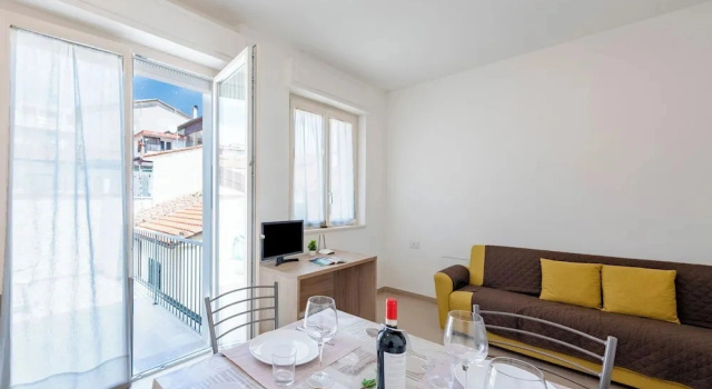 Двухместный семейный люкс c 1 комнатой с балконом Suite Ondina Viareggio Apartments