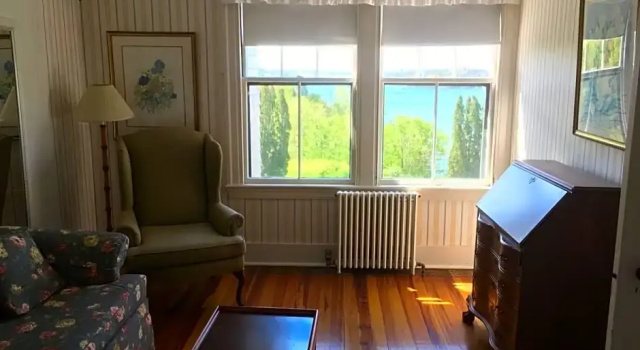 Двухместный люкс с видом на море Asticou Inn