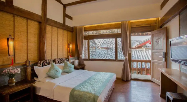 Двухместный номер Deluxe 夕露小榭古城纳西客栈 Xilu Xiaoxie Inn Old Town NAXI Lijiang