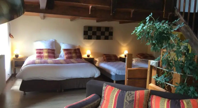 Семейный номер Standard c 1 комнатой Auberge de la Petite Ferme, Super-Besse Est, The Originals Relais