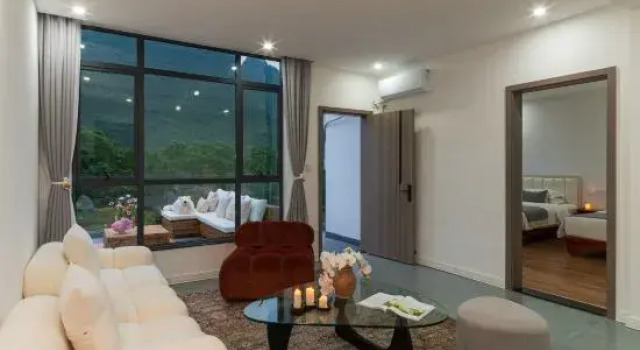 Люкс с 2 комнатами Yueshanyueshui Vacation Apartment (Yangshuo Yulong River Xiatang Wharf)