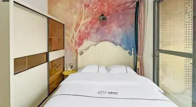 Люкс Deluxe Mango Hotel Apartment(Zhongshan Zhongao Binhewan Store)