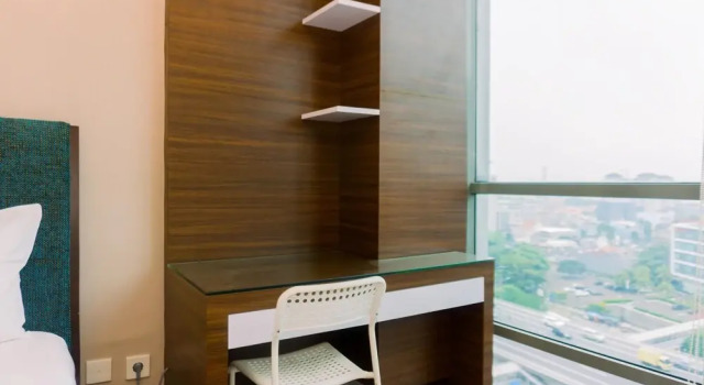 Апартаменты Deluxe Homey And Minimalist Studio Room At Gp Plaza Apartment