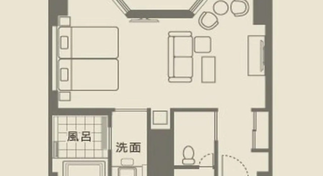 Двухместный номер Superior Noboribetsu Grand Hotel
