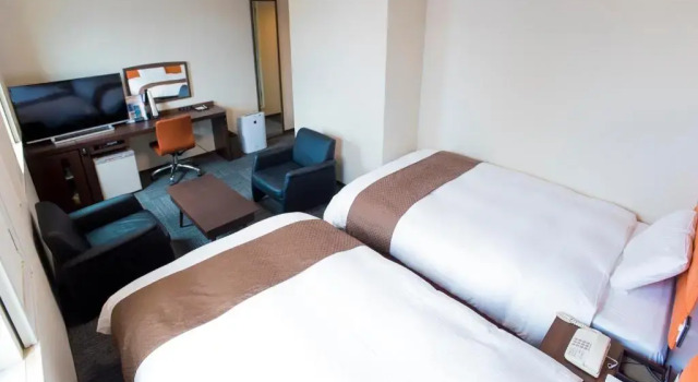 Двухместный номер DX Kagoshima Plaza Hotel Tenmonkan