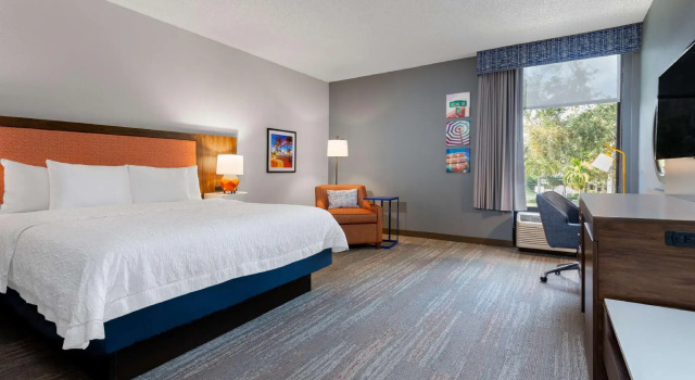 Двухместный номер Deluxe Hampton Inn Commercial Boulevard-Fort Lauderdale