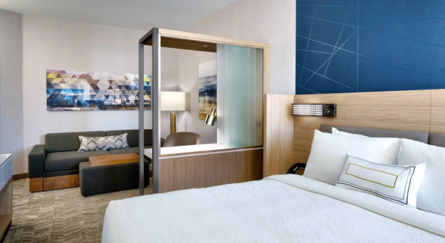 Двухместный люкс с видом на горы SpringHill Suites By Marriott Salt Lake City West Valley