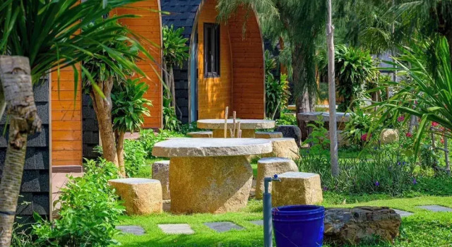Бунгало с видом на бассейн Kigi Beach Resort