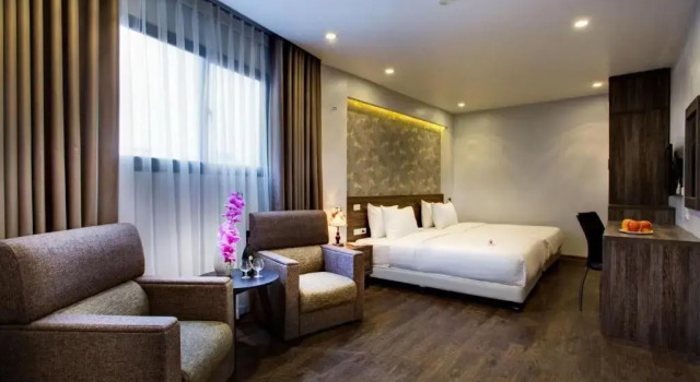 Двухместный номер Deluxe с видом на город Hanoi Apartment Lion