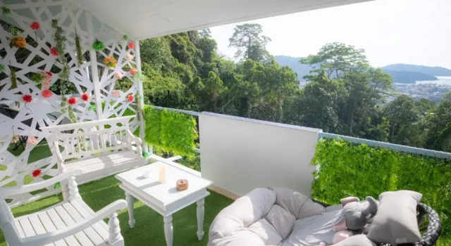 Двухместный номер Deluxe с балконом и с видом на море Residy Retreat x Baan Suan Villa