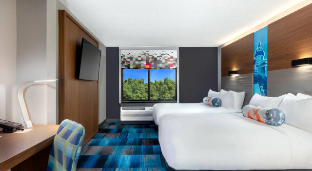 Четырёхместный номер Standard Aloft by Marriott Columbia Harbison