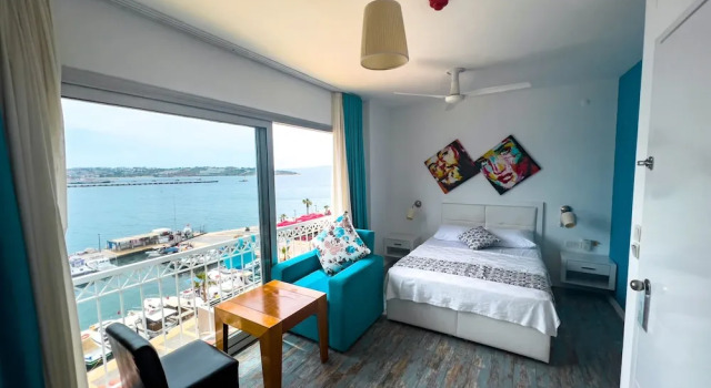 Двухместный номер Deluxe с видом на море Larimar Hotel Cesme