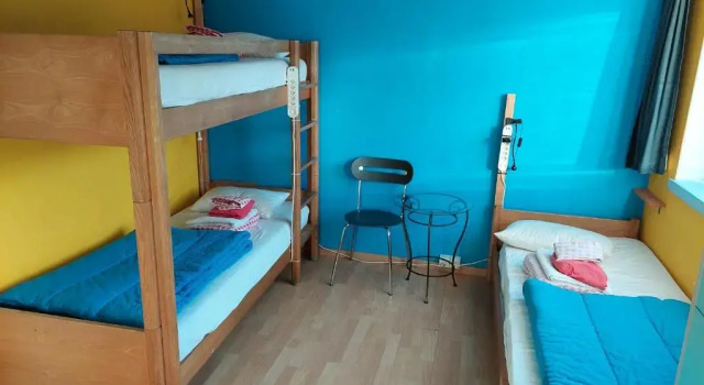 Кровать в общем номере Oldtown Hostel Otter