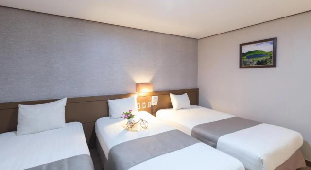 Трёхместный номер Standard с частичным видом на море Benikea Hotel Jeju