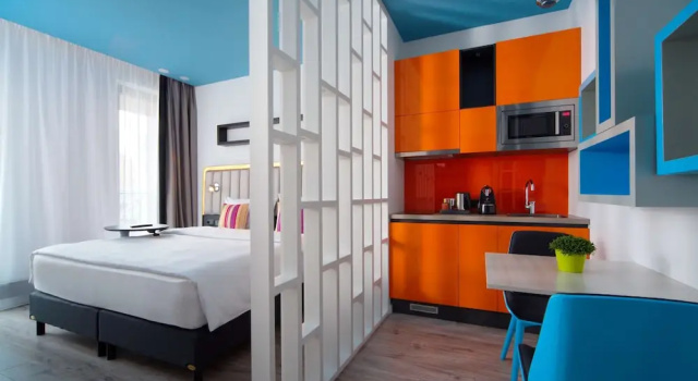 Студия Comfort Park Inn by Radisson Residence Рига Барона