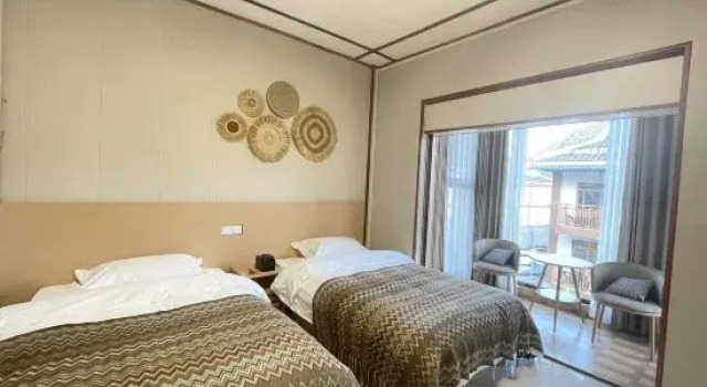 Номер Standard с красивым видом из окна Atour Hotel Shanghai Pudong Zhangjiang Financial Information Park