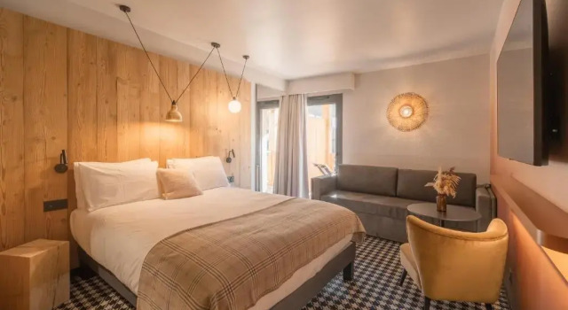 Трёхместный номер Standard с балконом Mercure Peyragudes Loudenvielle Pyrénées