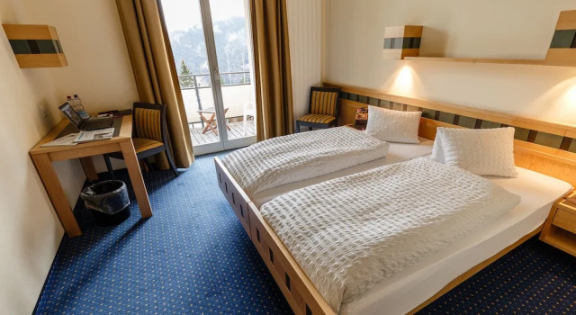 Двухместный номер Panoramic with view of the Jungfrau Hotel Victoria Lauberhorn Wengen, a Faern Collection Hotel