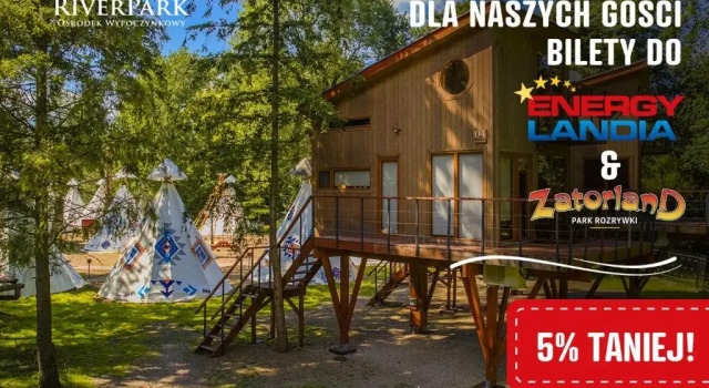 Апартаменты Apartamenty wśród drzew River Park Zator SPA JACUZZI