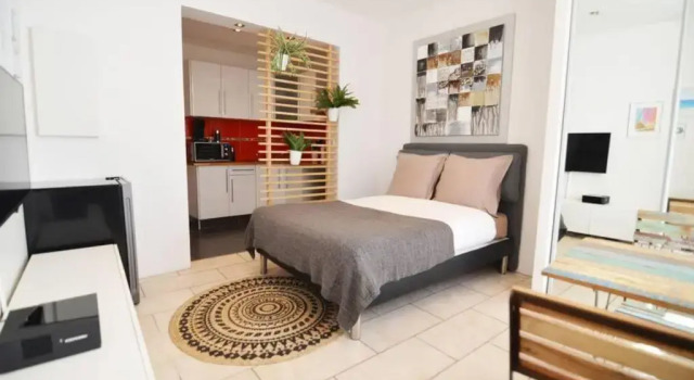 Gascogne, Studio confortable- centre-ville- 5 min de la plage - Wifi, Prenota Appartamento Hotel a Aquitania con parcheggio, Parcheggio