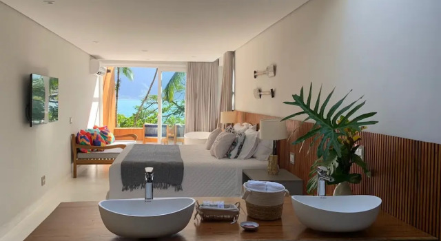 Двухместный номер Premium с видом на океан Bahari Suites