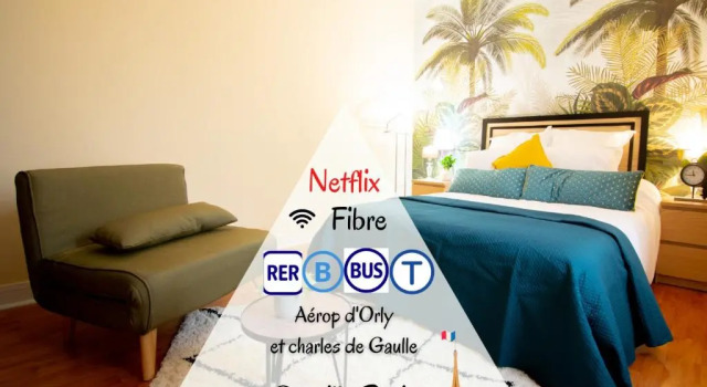 Апартаменты Appartement 2 pièces chic à Paris