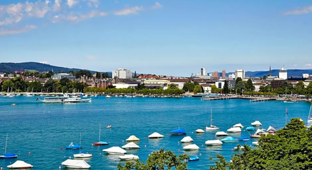 Номер Superior с видом на озеро AMERON Zürich Bellerive au Lac