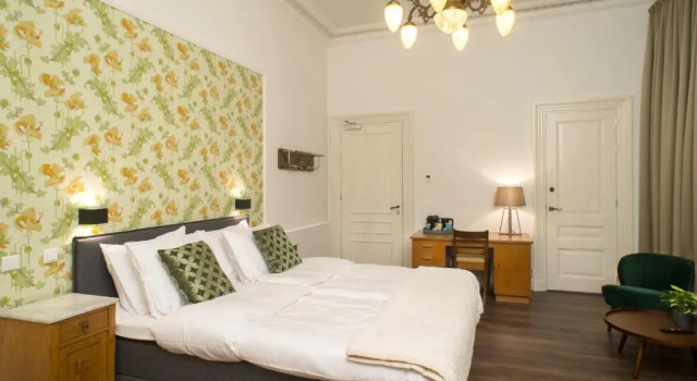 Двухместный номер Deluxe с балконом Boutique Hotel De Blauwe Pauw