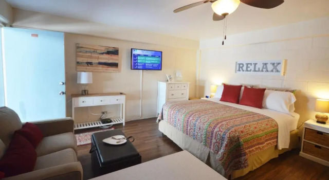 Kon Tiki 234 Renovated King Studio, Rezerwuj Hotel Waikiki Honolulu