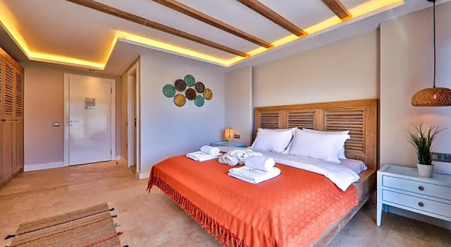Двухместный номер Standard с частичным видом на море Kalkan Saray Suites Hotel