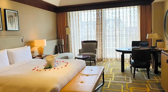 Двухместный номер для гостей с ограниченными возможностями Hilton Qingdao Golden Beach