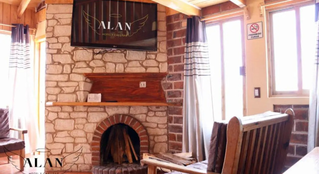Коттедж с красивым видом из окна Hotel y Cabañas Alan